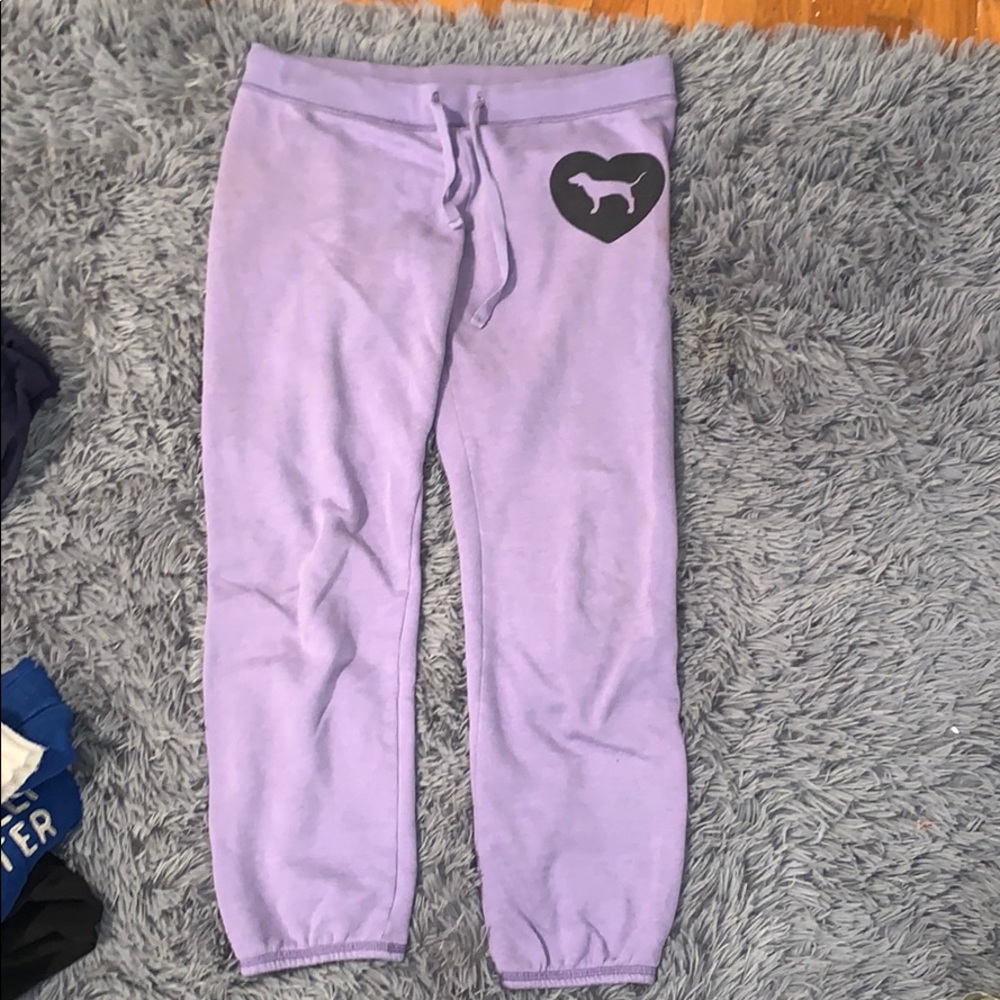 Purple PINK sweatpants